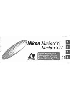 Nikon Nuvis Mini-i manual. Camera Instructions.